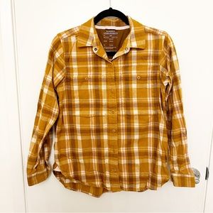 REI Cooperative Women’s Small, Yellow Flannel